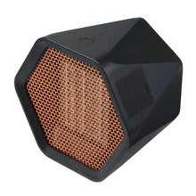 600/1000W Silent Mini Electric Heater Temperature Control Hexagonal Desk Warmer A0NC
