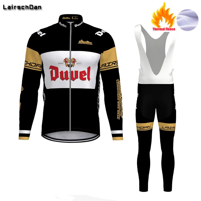 LairschDan térmico invierno Polar duvel ciclismo ropa Gales equipo largo manga traje de ciclismo mujer invierno kit