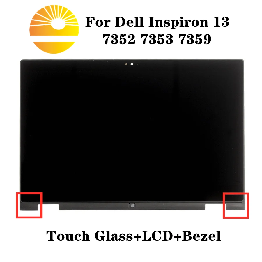 Для Dell Inspiron 13 7352 7353 7359 ips 1080p FHD ЖК-экран дигитайзер Рамка