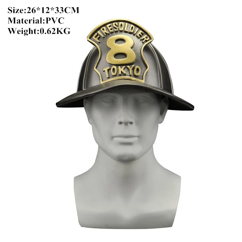 Helmet Style B Аниме, Enn No Shouboutai, пожарная команда, Униформа, наряд, Shinra Kusakabe, косплей, Хэллоуин, маскарадный костюм, взрослый размер - Цвет: Helmet Style B