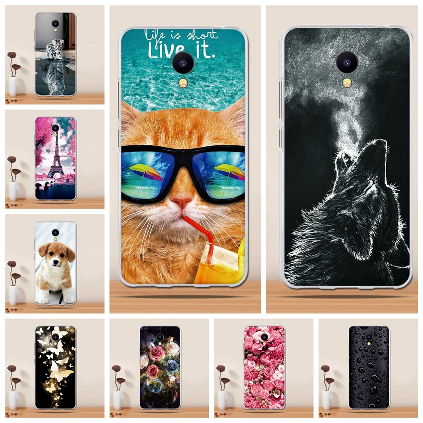 Case for Meizu M5c Cover TPU Silicone For A5 Charm Blue Coque Phone | Мобильные телефоны и аксессуары