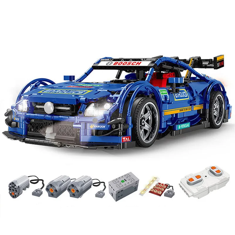 RC гоночный автомобиль, совместимый с Technic Truck, модель, строительные блоки, подарок на день рождения для мальчиков, игрушки с дистанционным управлением для детей