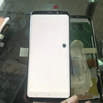 

Super Amoled S8+LCD with frame for SAMSUNG Galaxy S8Plus Display S8 Plus G955 G955F Touch Screen Replacement+big dead pixel
