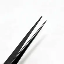 1 PK-118 T пинцет с прямым наконечником волоконный зажим крестообразный инструмент для пайки ювелирных изделий 448A