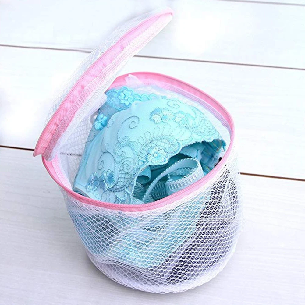 

5 Piece Household Fine Mesh Bag Polyester Laundry Bag Thickening Bra Zipper Laundry Bag Travel Luggage Underwear Storage Bag