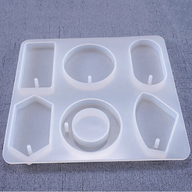 

1Pcs Silicone Resin Mold Dried Flower Uv Epoxy Resin Mold Decorative Craft For DIY Geometric Shape Pendant Jewelry Making Tools