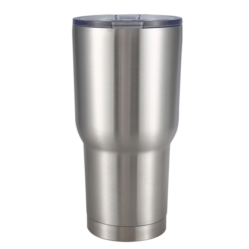 30oz Insulated Tumbler Camping Travel Stainless Steel Coffee Mug Cup With Splash Proof Lid Primary Color | Дом и сад