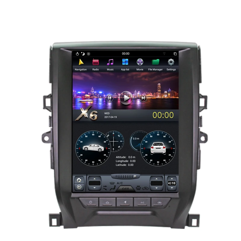 NAVITOPIA 12,1 дюймов 4G+ 64GB Tesla стиль вертикальный экран Android 8,1 Автомобильная dvd-навигационная система для Toyota eliz 2011