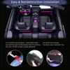 Car Interior Light RGB LED Decorative Light Strip With USB Wireless Remote Music Control Multiple Modes Car Foot Light ► Photo 3/6
