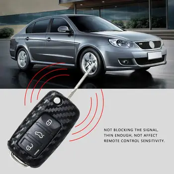 

Car Styling Auto Shell Case For Volkswagen Polo Tiguan VW Passat For Skoda MK5 T5 Beetle Stickers Accessories Car-Styling