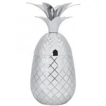 Нержавеющая сталь форма ананаса бокал для коктейлей шейкер для коктейлей Миксер для вина мартини Питьевая чашка вечерние Барные инструменты