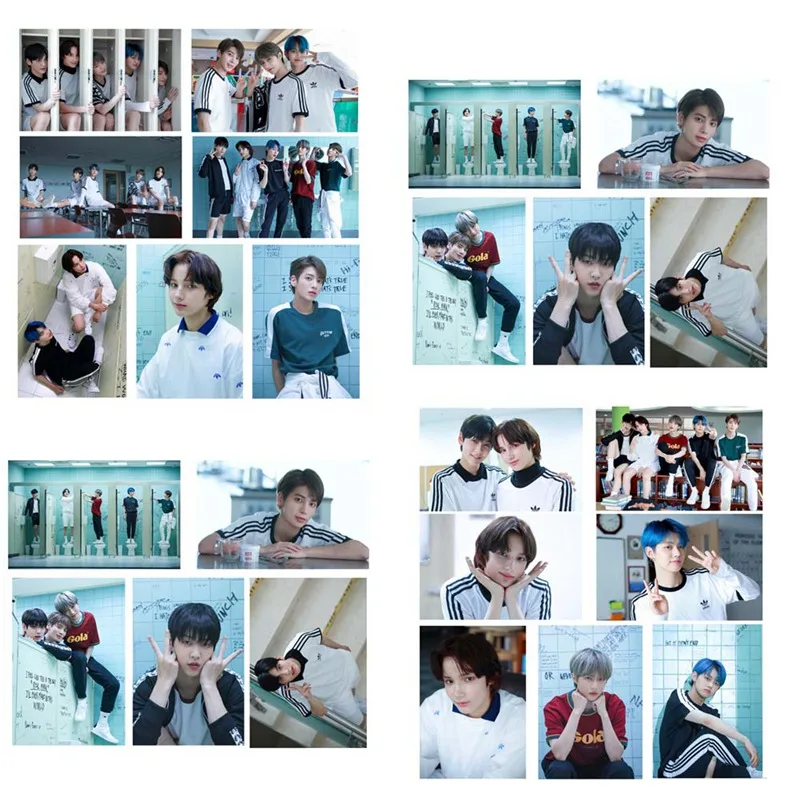 Kpop TXT The Dream Chapter: Звездный автограф фотобумага фото карты 19 шт./компл - Color: 19pcs