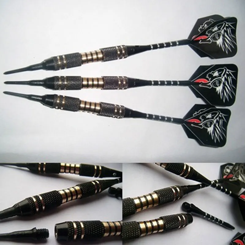 3pcs Iron Tip Darts 22g Shafts Nice Harrow Point Needle Barrel Throwing