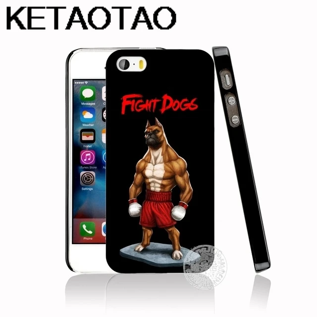 Слоновая кость KETAOTAO pitbull dog Для iPhone 4S SE 5C 5S 5 6 6S 7 8 Plus X XR XS MAX для samsung черный мягкий чехол для телефона резиновый силиконовый - Цвет: Слоновая кость
