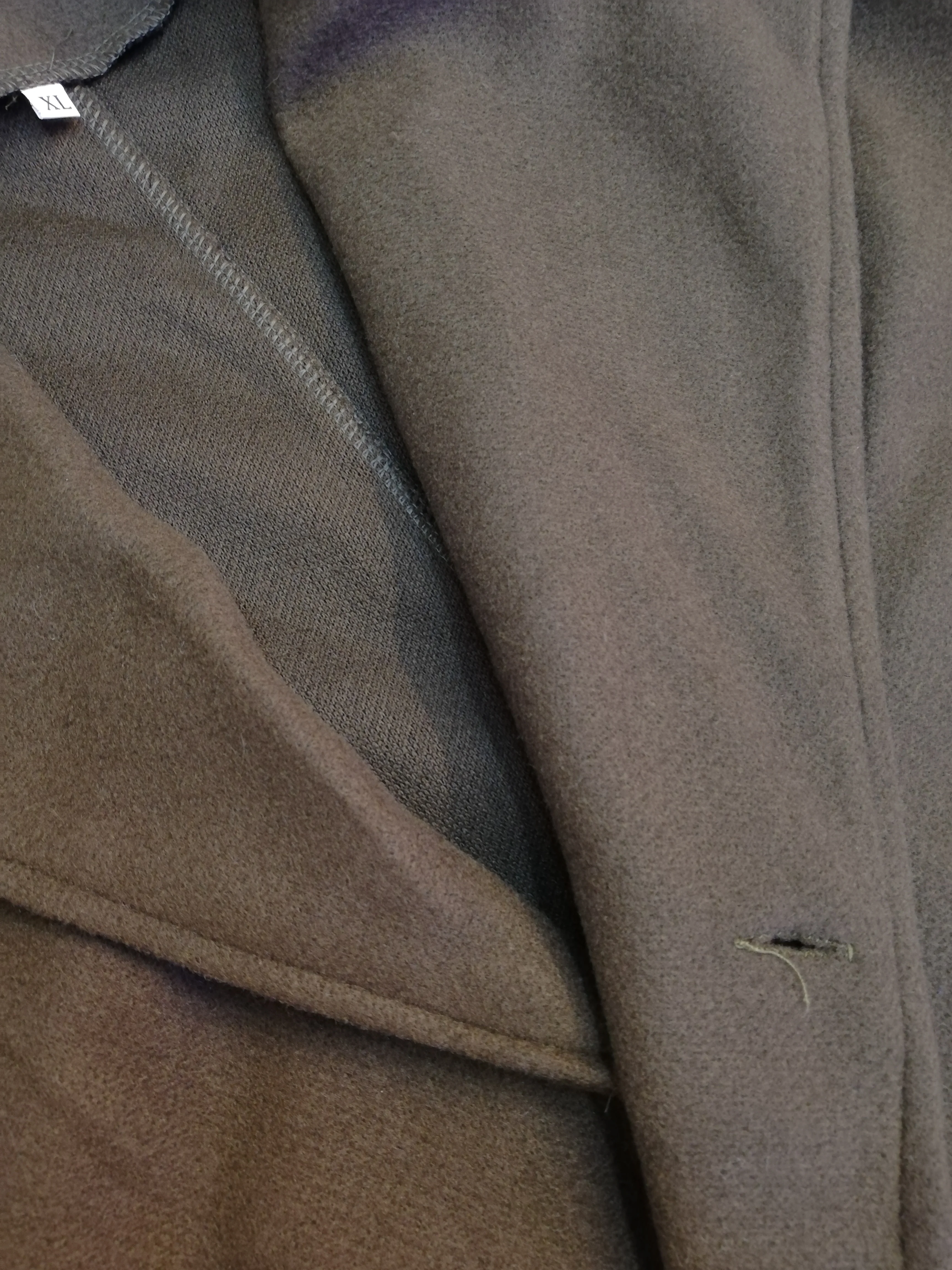 Great Value Men Wool Coat Winter Faux Fur Collar Warm Long Coats Men's Overcoat Trench Overcoat Fashion Vintage Army Green Long Jacket Man