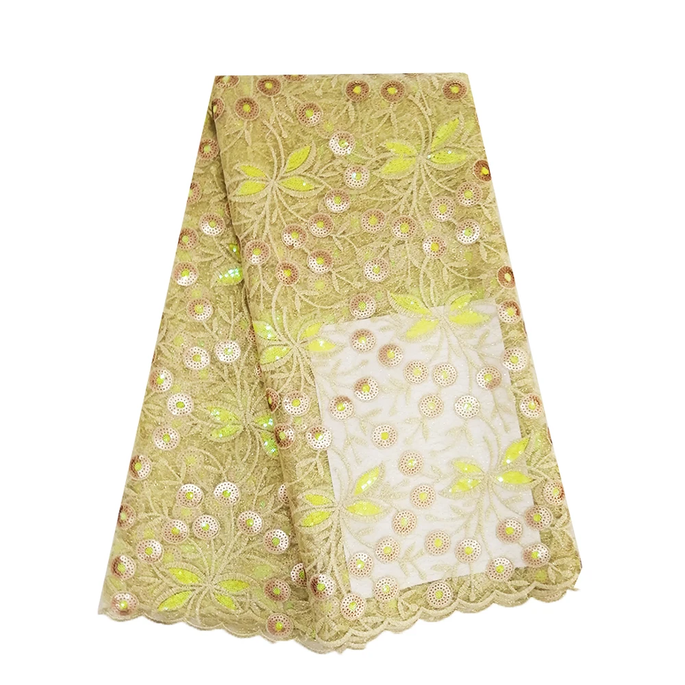 yellow lace fabric (5)