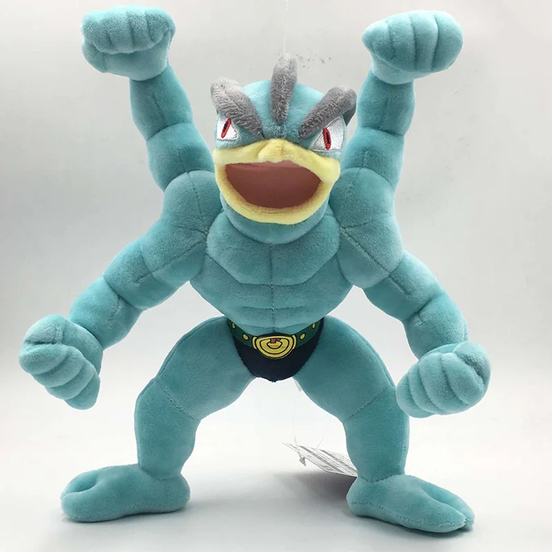 Takara Tomy кукла Покемон мультяшная аниме-фигурка мачамп плюшевые мягкие с наполнением игрушки великолепные рождественские подарки для детей