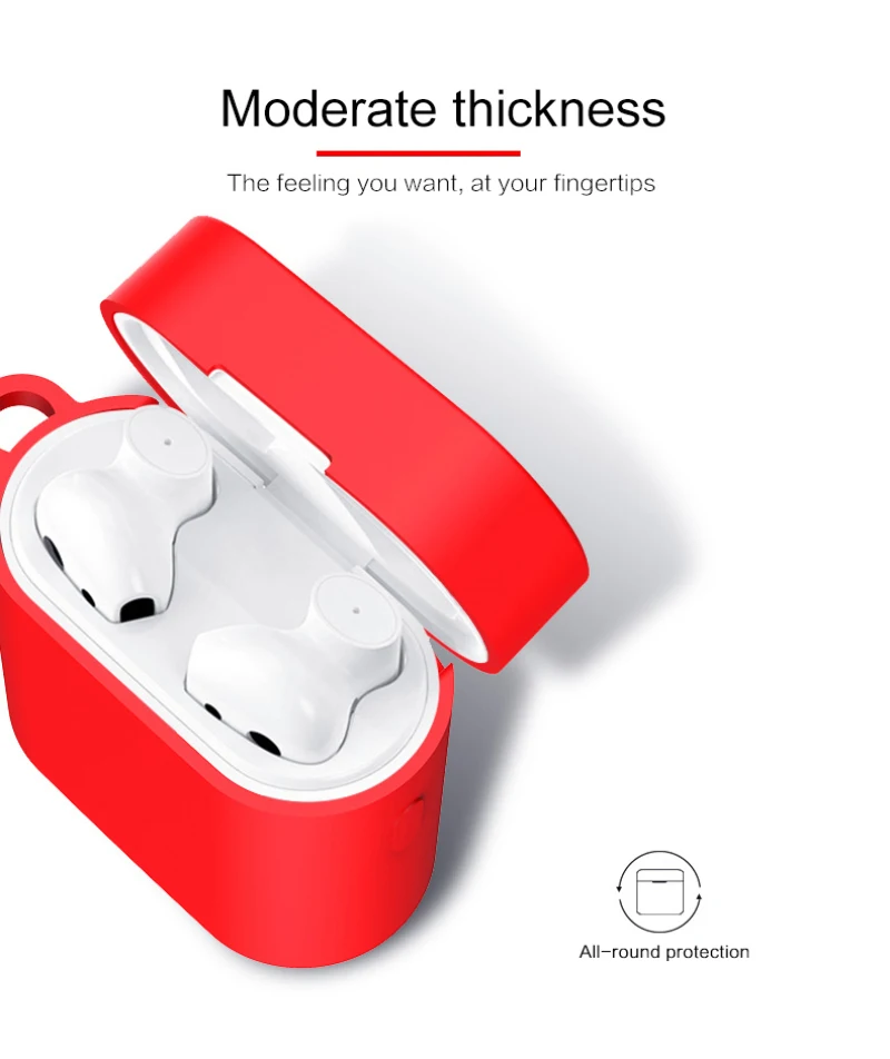 Защитный чехол для Xiaomi Mi Air 2 TWS беспроводной Bluetooth гарнитуры наушников Airdots Pro