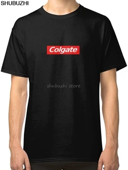 

Colgate Logo Black Tees Shirt Clothing T Shirt O-Neck Summer Personality Fashion Men T-Shirts Colour Funny Printed sbz1157