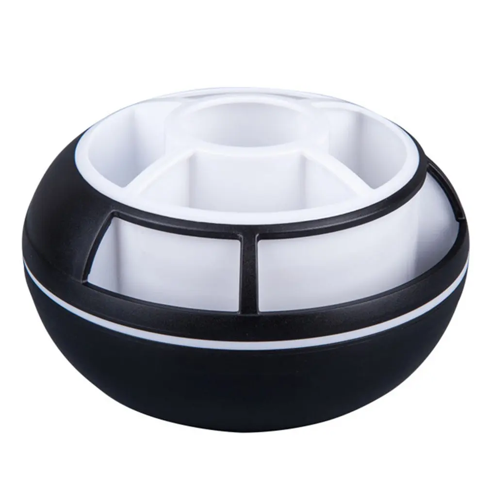 Unreasonable Space Unlimited Rotation Pen Holder Desktop Storage Round Pen Holder Nine-square Free 360-degree Rotation