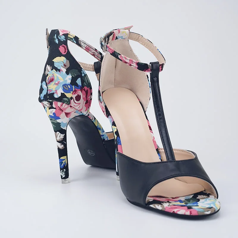 black clothes 11cm Женские Модные пикантные летние изысканные туфли на высоком каблуке(10 см) женские рост каблуке-шпильке босоножки на высоком каблуке - Цвет: black clothes 11cm