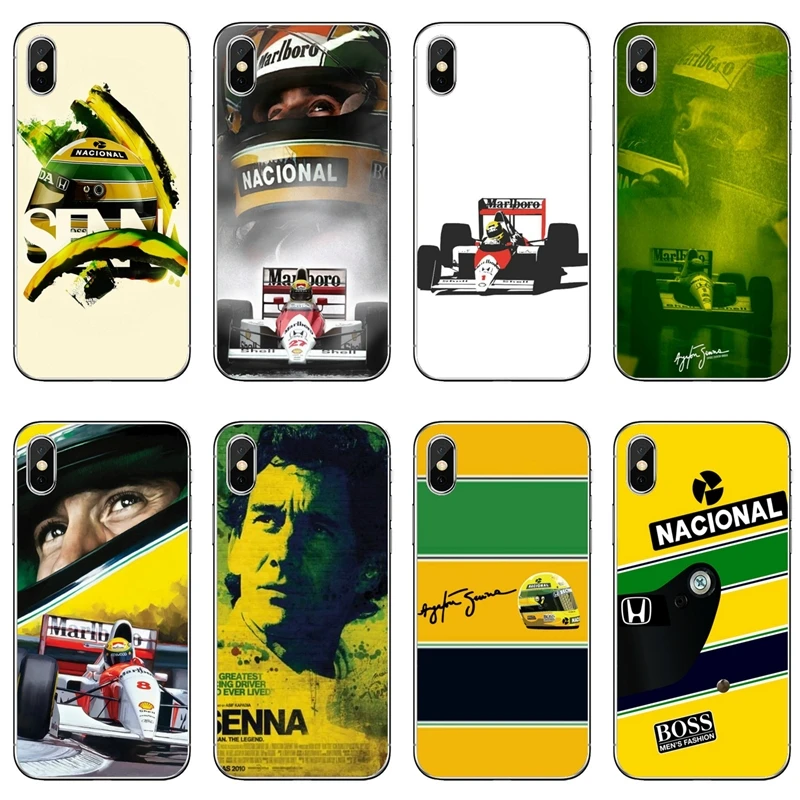 Силиконовый чехол Racing Ayrton Senna для телефона Xiaomi Redmi S2 7 7A K20 6 6A 5A 4A 4X 5 Plus Note 8 4