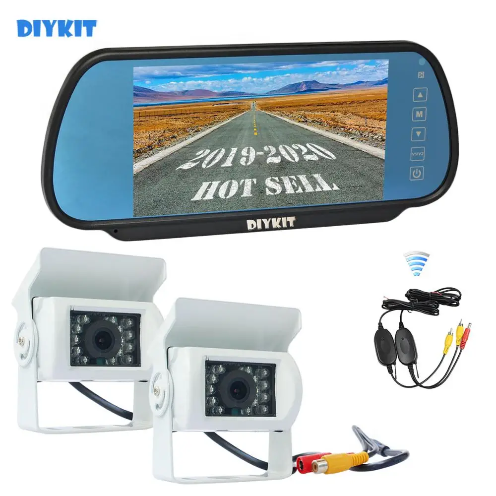 Монитор для зеркала автомобиля 12 в пост. Тока 7 дюймов|car monitor|monitor carmirror monitor |