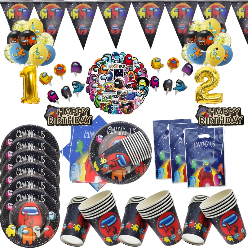 Suministros de fiesta de cumpleaños de MINNIE rosa para niños, platos y vasos de papel, CakeToppers, portátil, botella de agua, pegatina, juegos para niños