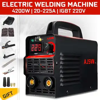 

220V Mini Arc Welding Machine Portable Solder 20-225A Soldering Welding Tool for Home Beginner Welding Work