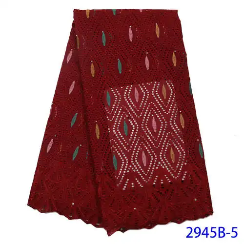 Picture 5 Последняя швейцарская вуаль кружева хлопок, нигерийская кружевная вуаль ткань высокое качество кружева, горячие продажи продуктов для платьев KS2945B-6 - Цвет: Picture 5
