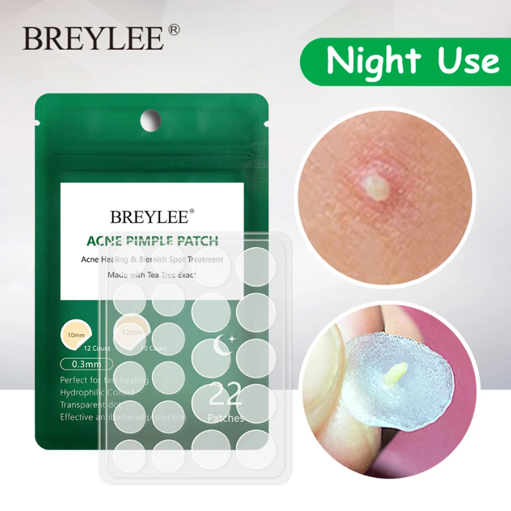 for night use BREYLEE акне прыщи патч маска для лица Уход за кожей лечение акне сыворотка крем для лица акне крем эссенция лист маска уход за лицом инструменты - Цвет: for night use