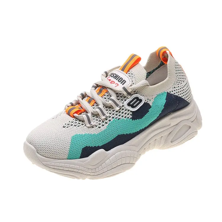 

2020 Women Platform Chunky Sneakers 5cm high lace-up Casual Vulcanize Shoes luxury Designer Old Dad female fashion Sneakers f53