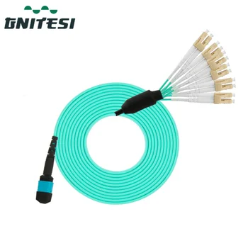 

Free shipping/Original New MPO-LC 12Cores 10G Multimode Patch Cord,12 Core MPO-LC Optic Fiber Jumper,0.5/1/3m