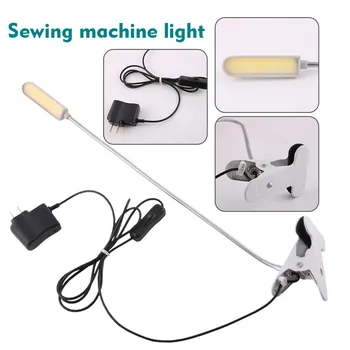 

Lathe COB LED Portable Sewing Machine Light Non Slip Super Bright Accessories Workbench Clip Gooseneck Lamp Multifunction Work