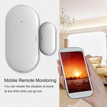 

WIFI Door Window Sensor Intelligent Induction Door Window Switch Sensor Mobile Remote Control Alarm Automatic Alarm Sensor