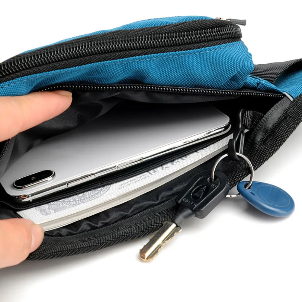 Mini Shoulder Multi-Function Mobile Phone Bag Outdoor Sports Bag Waist Pack#5S26