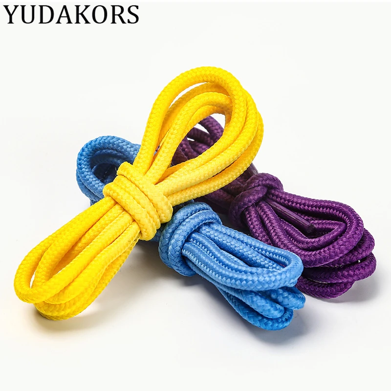 YUDAKORS 31 цвет очень длинные круглые шнурки Шнуры Веревки ботинки Спортивная обувь