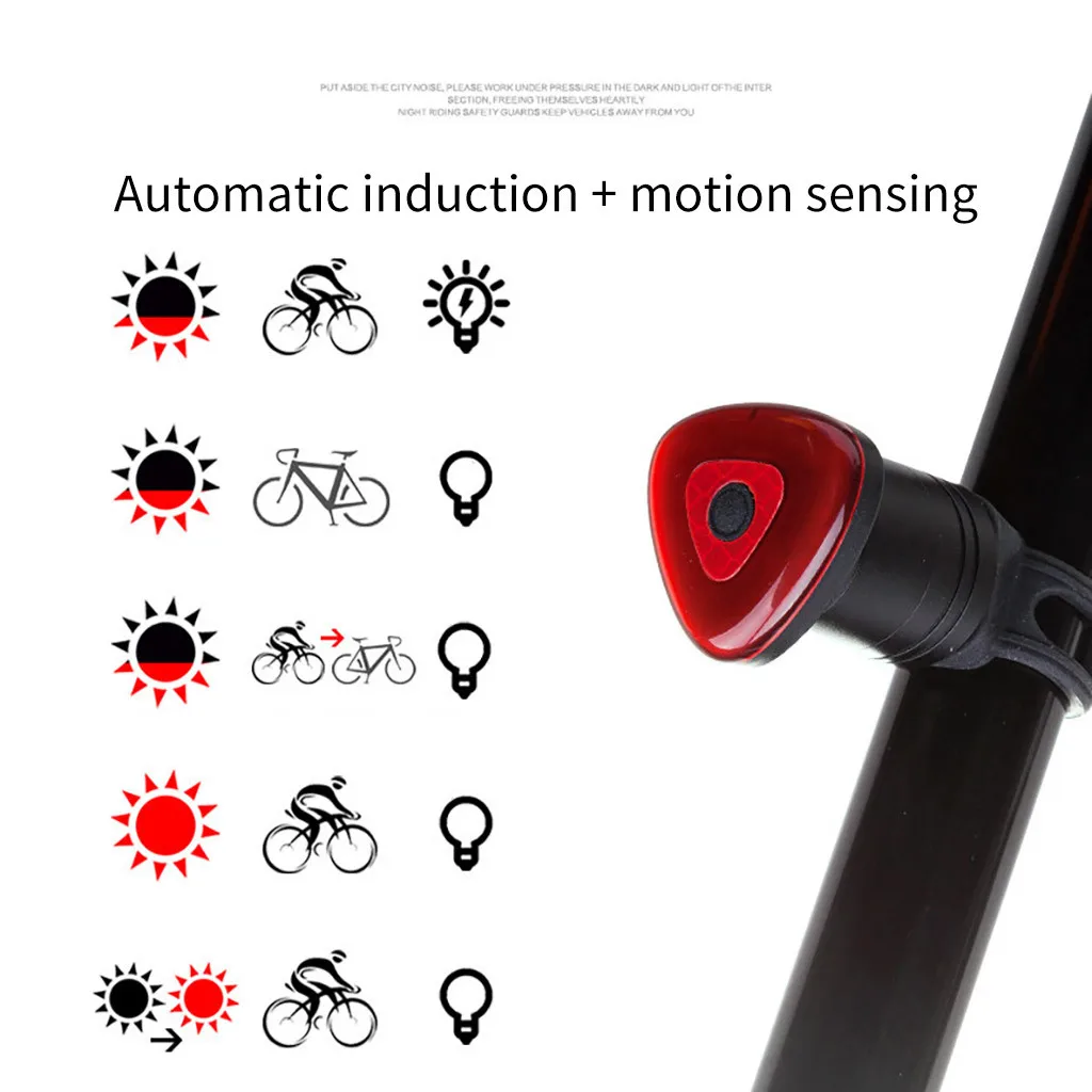 Flash Deal Safety taillight Bike parts USB Charging Brake Induction Safe riding Waterproof Safety taillight Waterproof Safety taillight #BZ 40 Flash Deal Safety taillight Bike parts USB Charging Brake Induction Safe riding Waterproof Safety taillight Waterproof Safety taillight #BZ 40