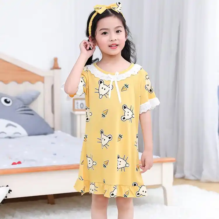 cotton night dress for kids