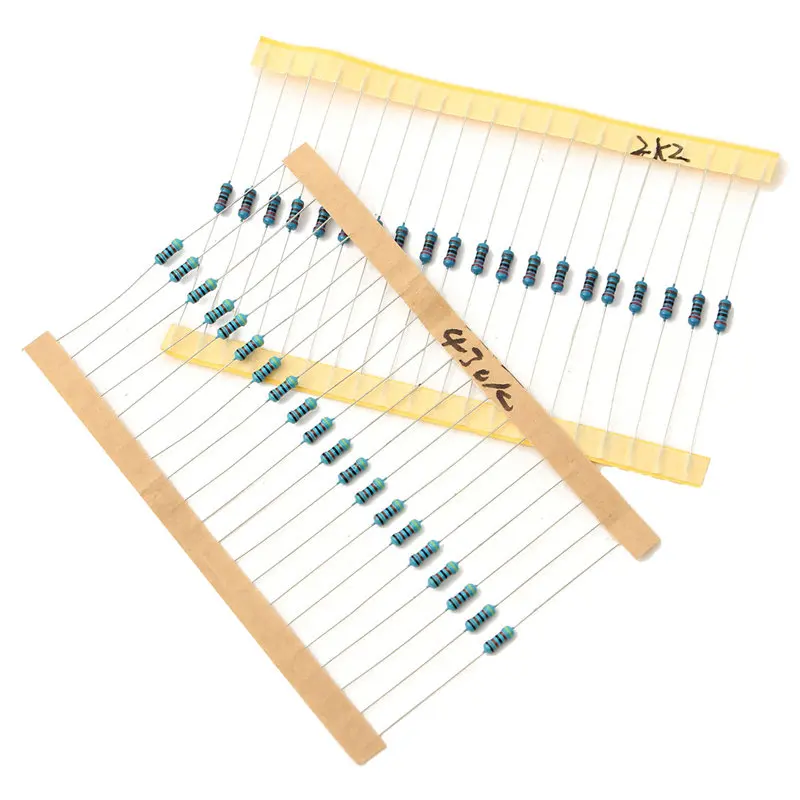3120pcs 156 Value 1/4 watt Metal Film Resistor Assorted Kit,1% resistor samples pack 1 ohm-10M ohm DIY Electronic components set