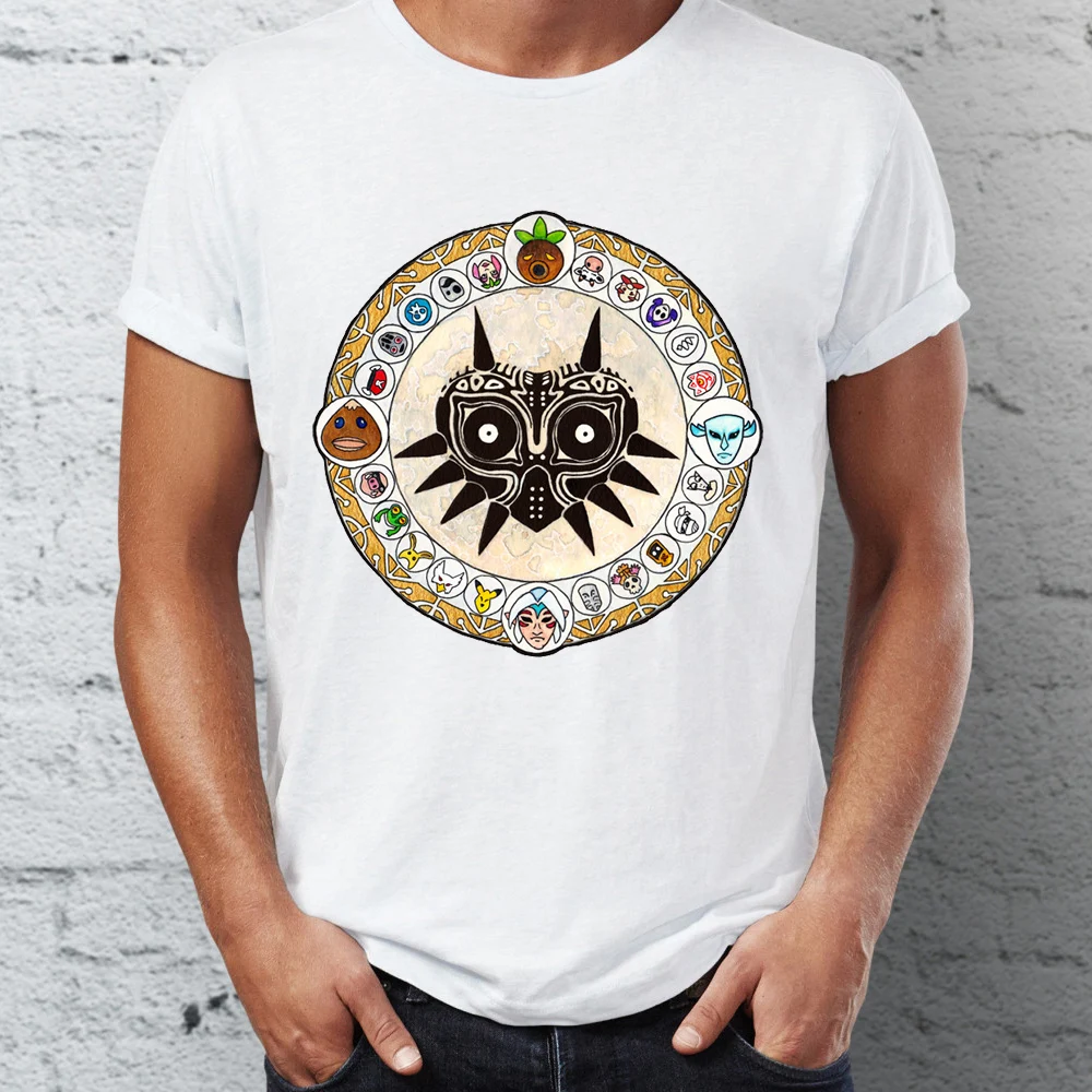 

Men's T Shirt Majora's Mask Legend of Zelda Artsy Tee