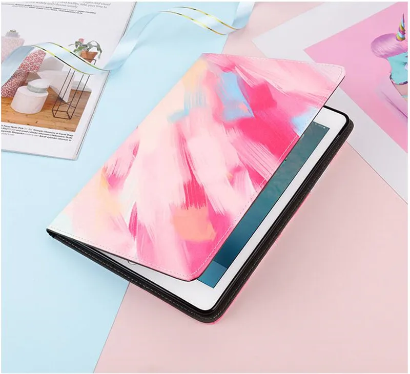 Мраморный Чехол для iPad 9 7 2018 2017 мягкая задняя умная Крышка Pro 10 5 Air 3 iPad234 чехол Mini 1 2