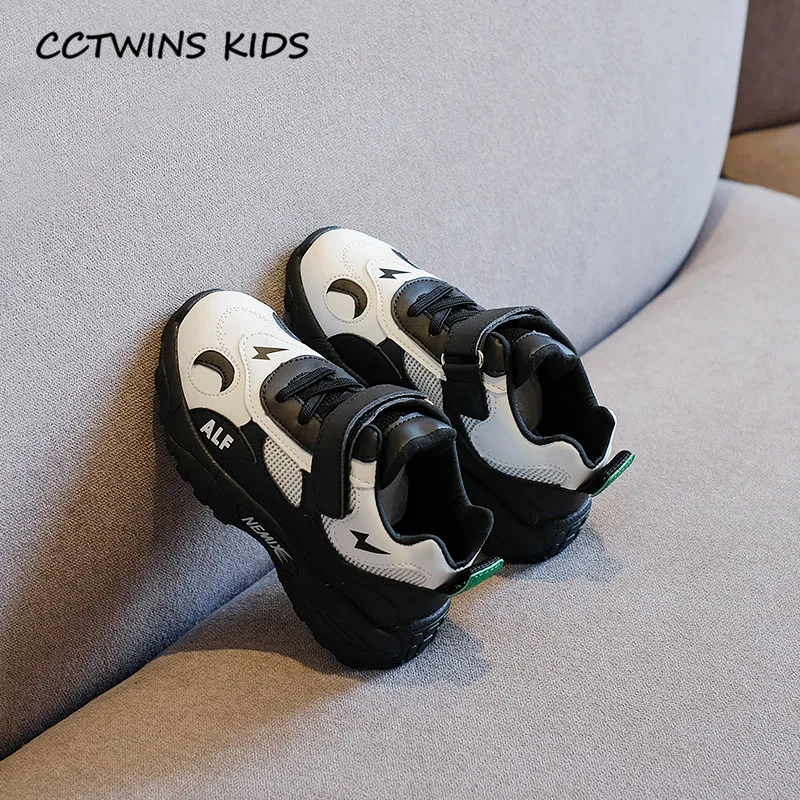 White CCTWINS/детская обувь; коллекция года; сезон осень; Детские кроссовки с высоким берцем из искусственной кожи; спортивная обувь для маленьких девочек; повседневные спортивные кроссовки для мальчиков; FH2634 - Цвет: White