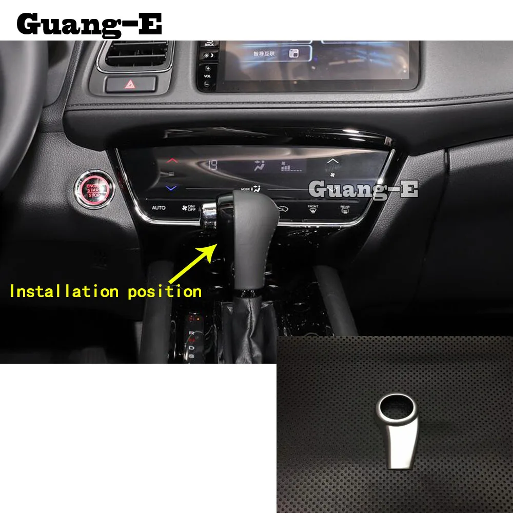 

Car styling cover stick shift knob armrest control top lamp frame trim hoods moulding 1pcs For Honda HRV HR-V Vezel 2019 2020