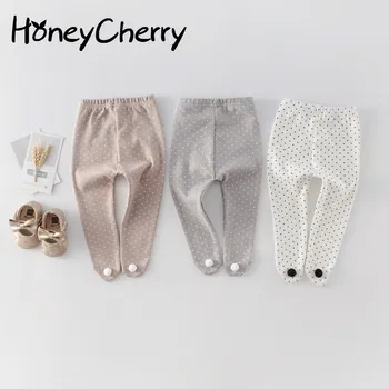 

2020 Spring Baby's Lovely Wavelet Point Pantyhose Wool Ball Pure Cotton All Over Pp Pantyhose Baby Girl Clothes