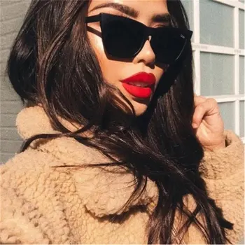 

Classic Sunglasses Women Brand Designer Oversized Sun Glasses Shades Black Glasses Travel Lentes De Sol Mujer