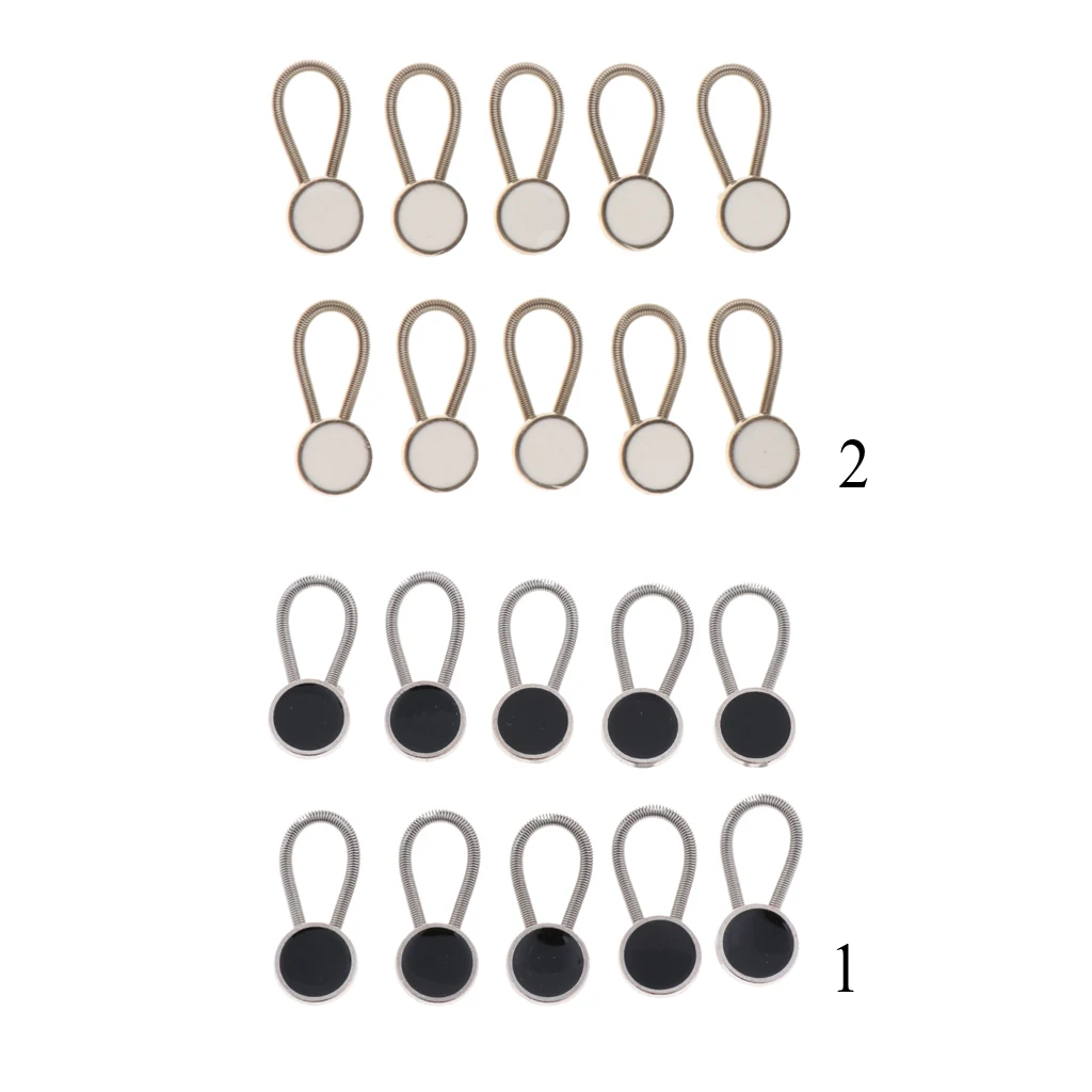 10 Pieces Metal Collar Button Extender Extension Spring Elastic For Shirt Dress Tuxedo Coat Pants Shirt 10 Pieces Metal Collar Button Extender Extension Spring Elastic For Shirt Dress Tuxedo Coat Pants Shirt