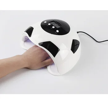 

Creative Football Nail Lamp 86W Intelligent Induction Manicure Light Therapy Machine with EU Plug (100-240V)