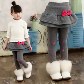 

Thick Warm Winter Girls Skirt Pants Plus Velvet Baby Leggings Kids Trousers Toddler Girls Pants Children Sweatpants 3-13T