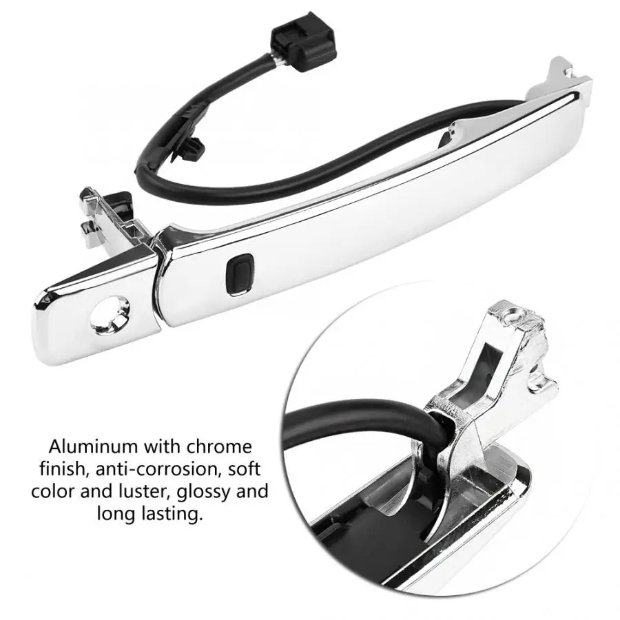 Передняя левая наружная дверная ручка умный вход для Nissan Rogue 2010-2013 80640-CA012 хром